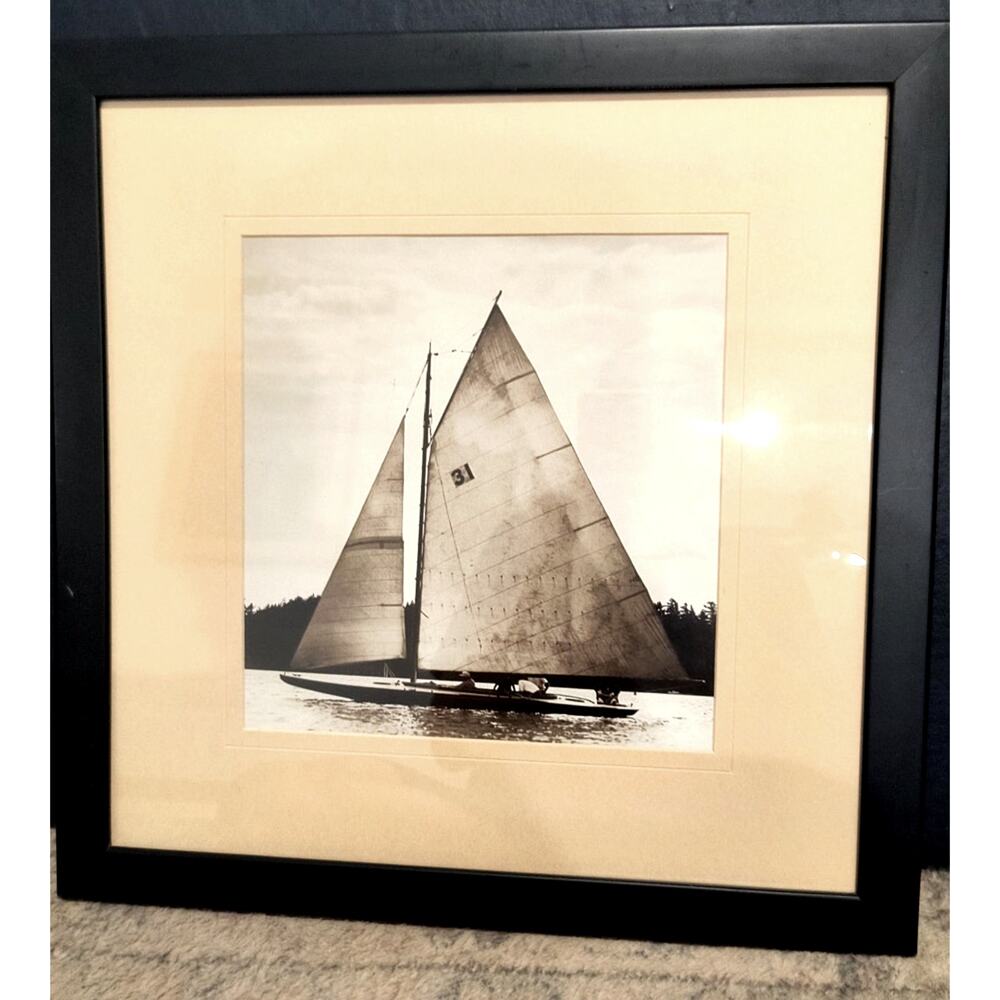 1264. Sail Boat Framed Print by Michael Kahn